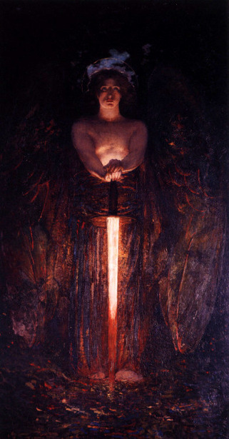 The Angel With The Flaming Sword