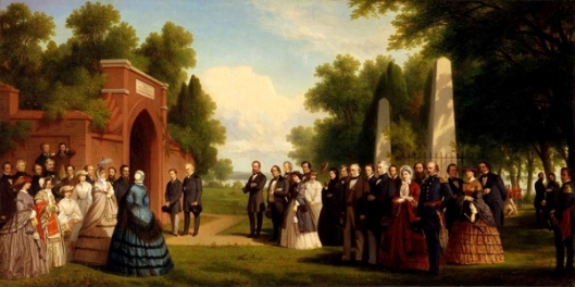The Prince of Wales And President Buchanan Visit The Tomb of Washington At Mount Vernon