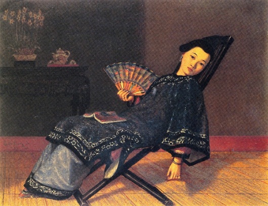 Oriental Lady With Fan